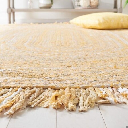 Safavieh Braided Global Round Hand-Woven RugsBeige 4 x 4 ft. BRD451B-4R